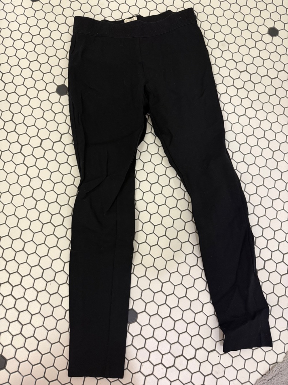J Crew GiGi Black Stretch Pull-On Leggings